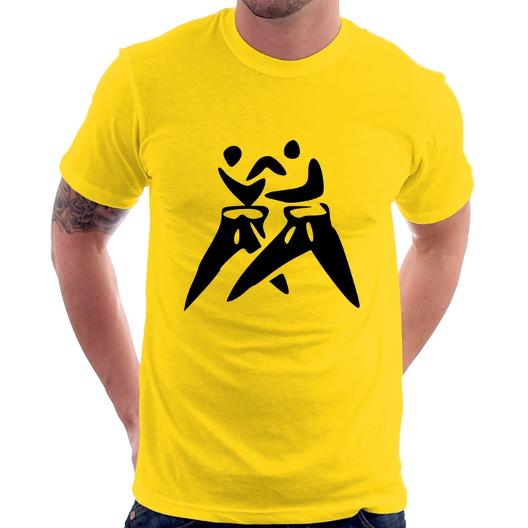 Camiseta Judô Jiu Jitsu - Amarela