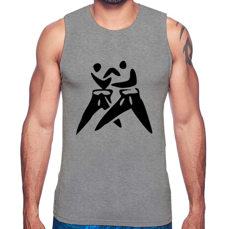 Regata Judô Jiu Jitsu - Cinza