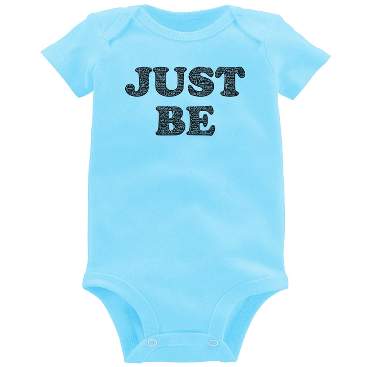 Body Bebê Just Be - Azul Bebê