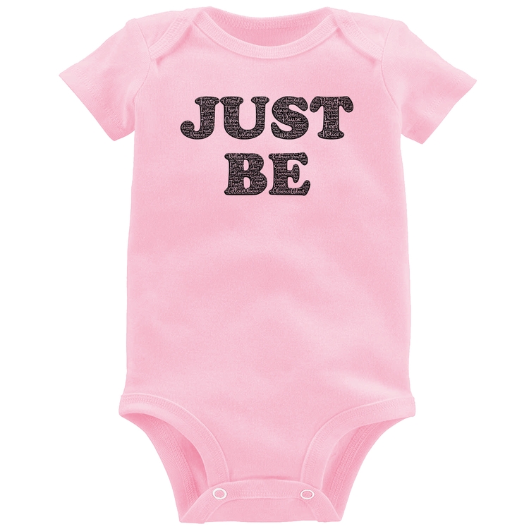 Body Bebê Just Be - Rosa Bebê