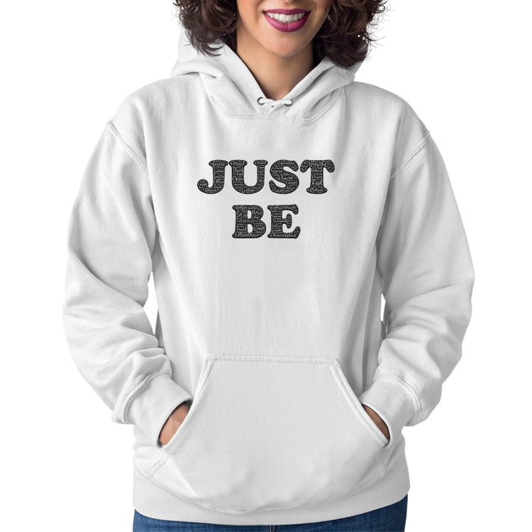Moletom Feminino Just Be - Branco