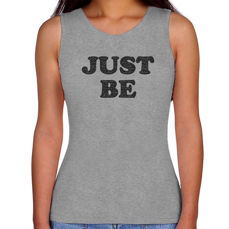 Regata Feminina Just Be - Cinza