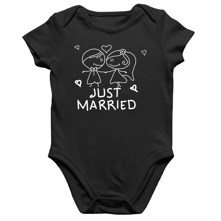 Body Bebê Algodão Just Married