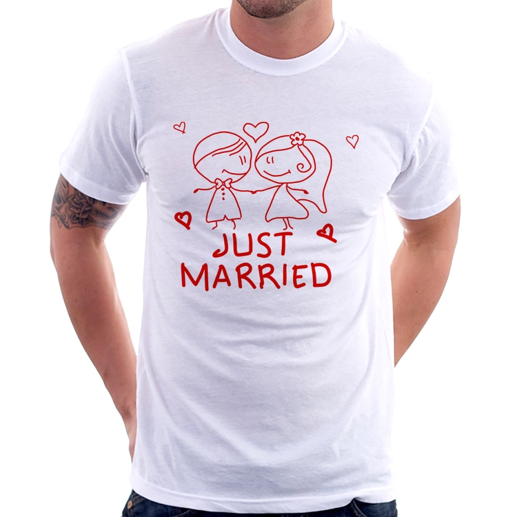 Camiseta Just Married