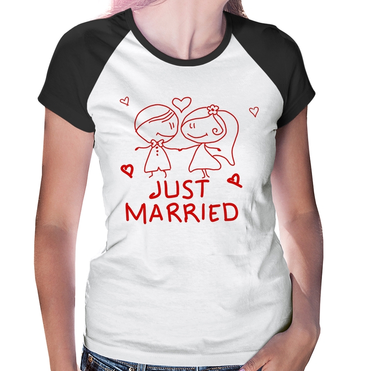 Baby Look Raglan Just Married
