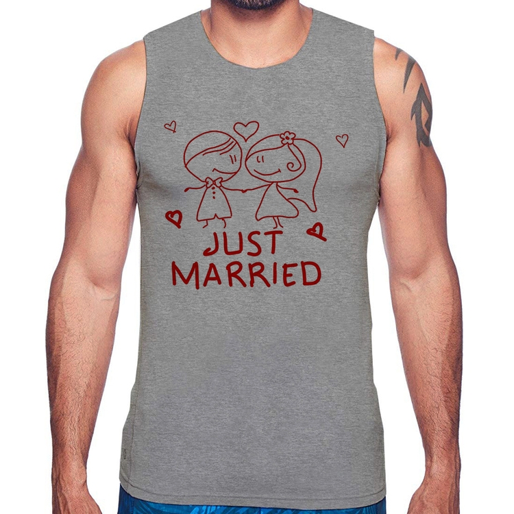 Regata Just Married - Cinza