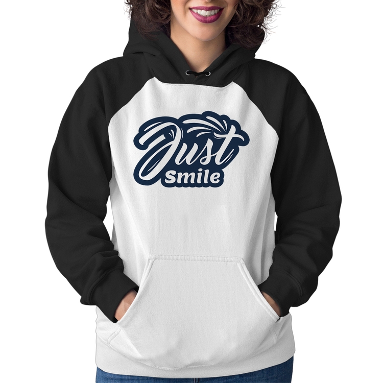 Moletom Feminino Just Smile