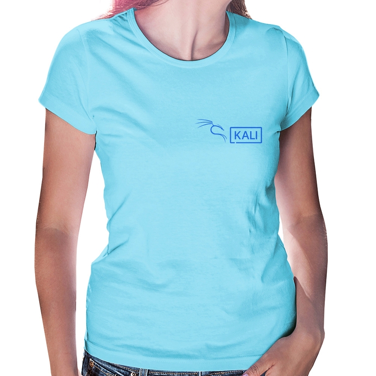 Baby Look Kali Linux - Azul Bebê