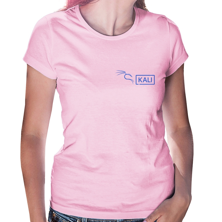 Baby Look Kali Linux - Rosa Bebê