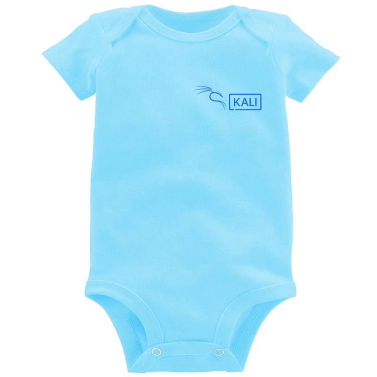 Body Bebê Kali Linux - Azul Bebê