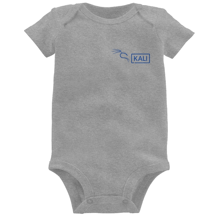 Body Bebê Kali Linux - Cinza