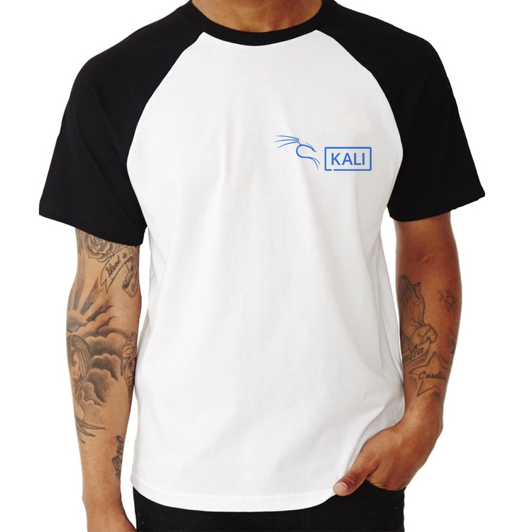 Camiseta Raglan Kali Linux