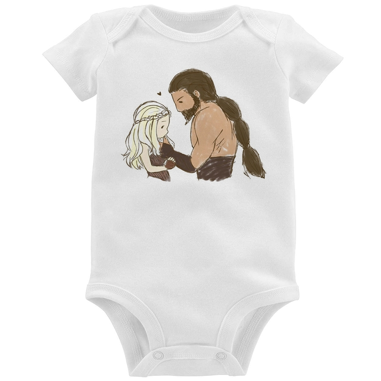Body Bebê Khal Drogo e Daenerys Targaryen