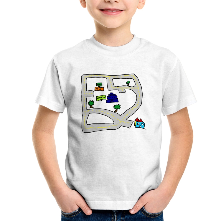 Camiseta Infantil Kids Road
