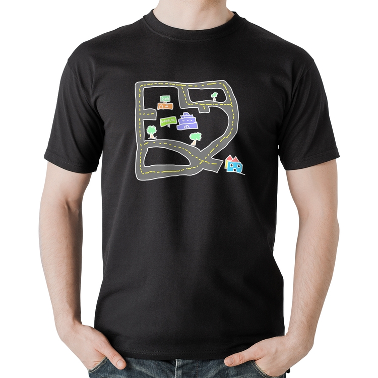 Camiseta Algodão Kids Road