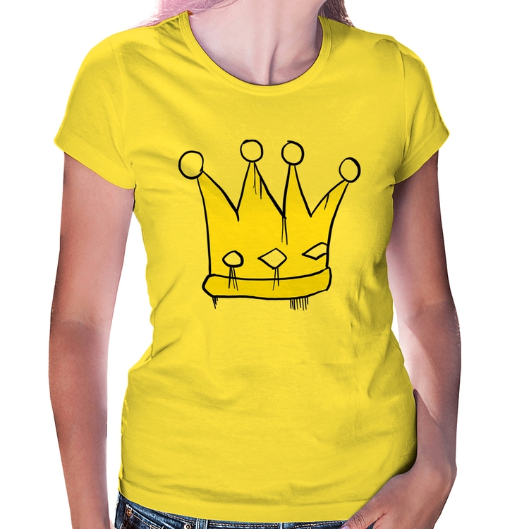 Baby Look King and Queen Crown - Amarela