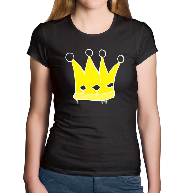 Baby Look Algodão King and Queen Crown