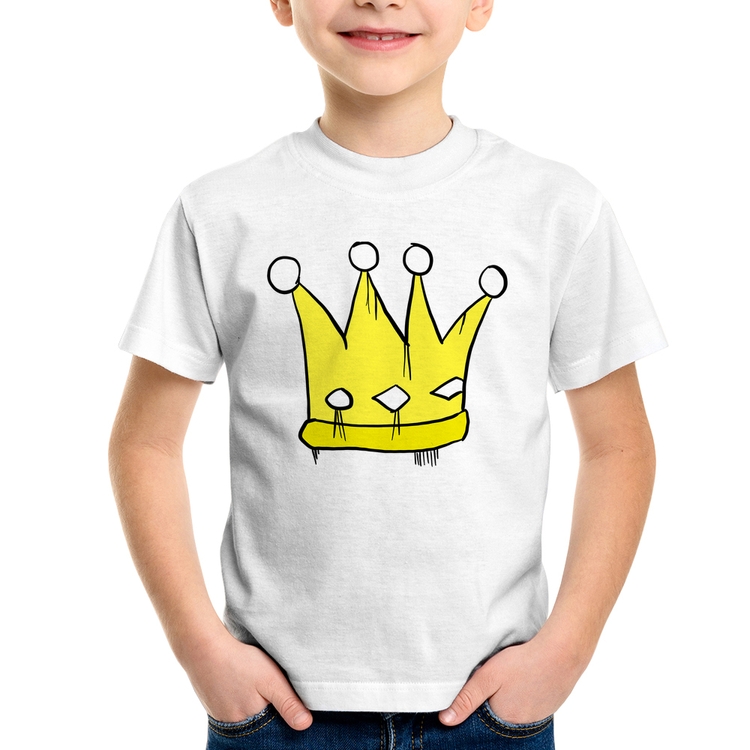 Camiseta Infantil King and Queen Crown