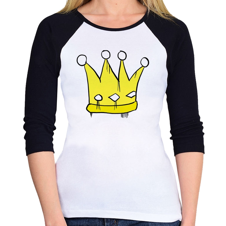 Baby Look Raglan King and Queen Crown Manga 3/4