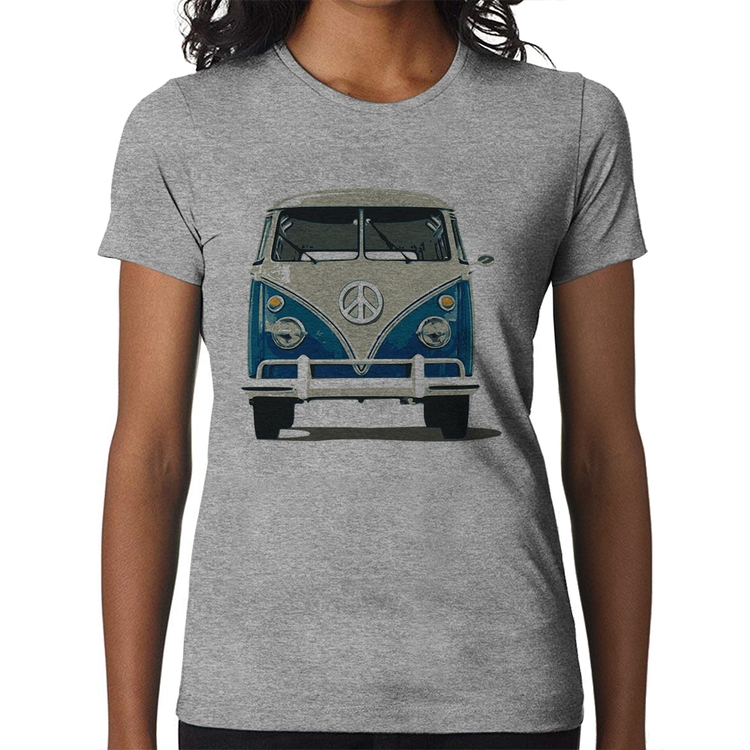 Baby Look Kombi Vintage - Cinza