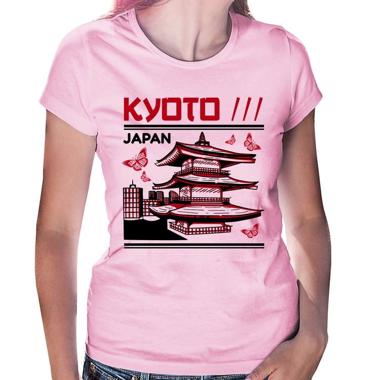 Baby Look Kyoto Japan - Rosa Bebê