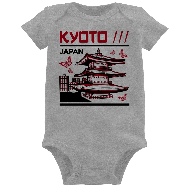 Body Bebê Kyoto Japan - Cinza