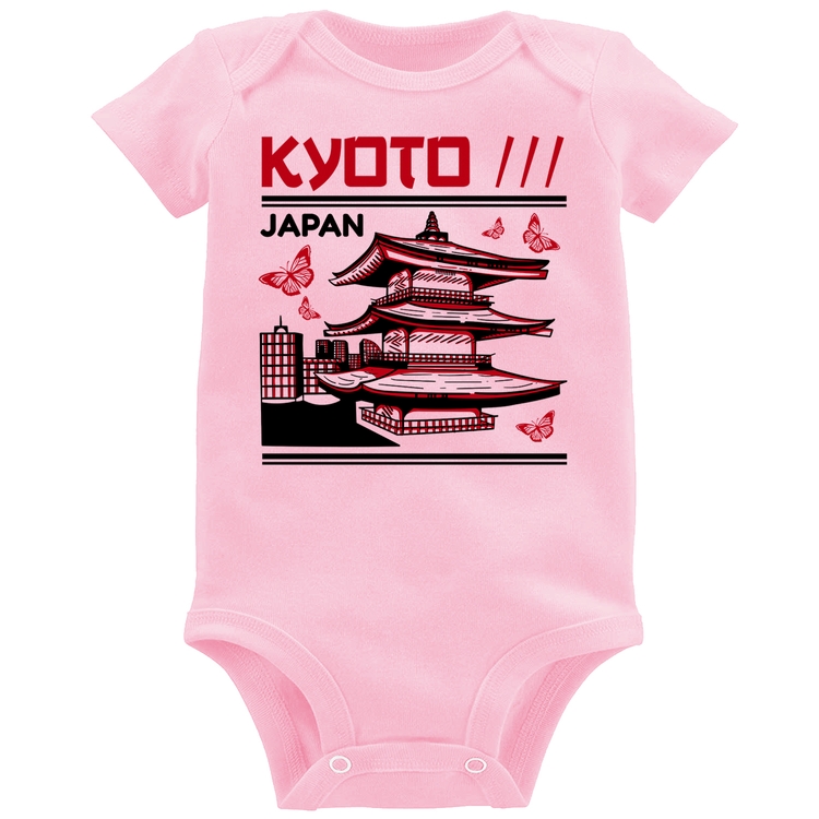 Body Bebê Kyoto Japan - Rosa Bebê
