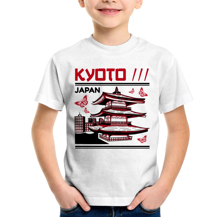 Camiseta Infantil Kyoto Japan