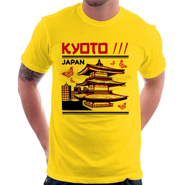 Camiseta Kyoto Japan - Amarela