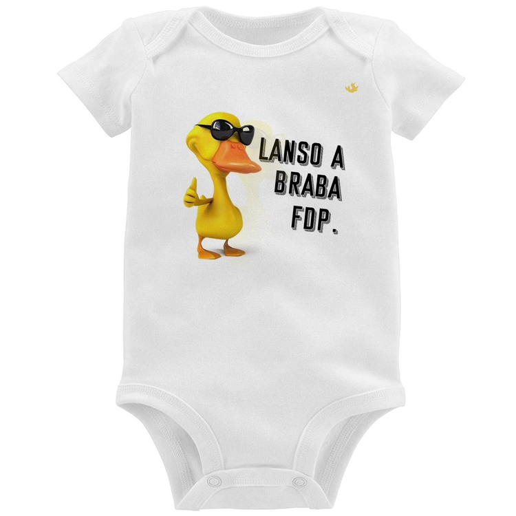 Body Bebê Lanso a braba fdp
