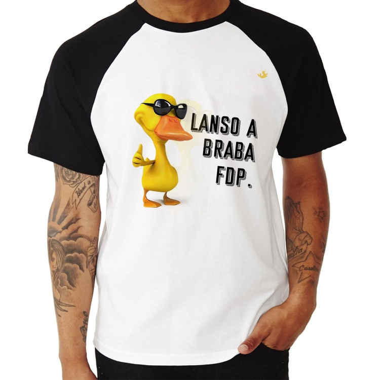 Camiseta Raglan Lanso a braba fdp
