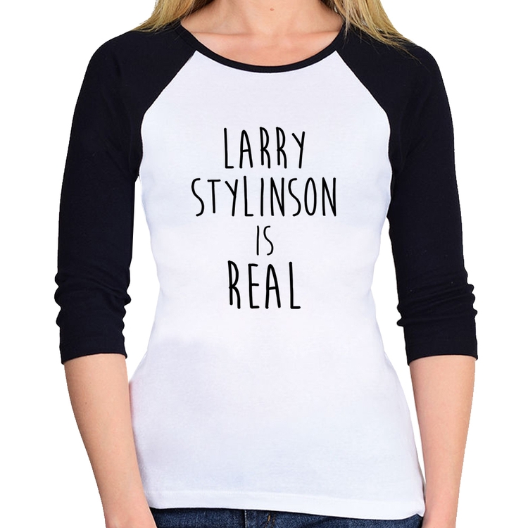 Baby Look Raglan Larry Stylinson is real Manga 3/4