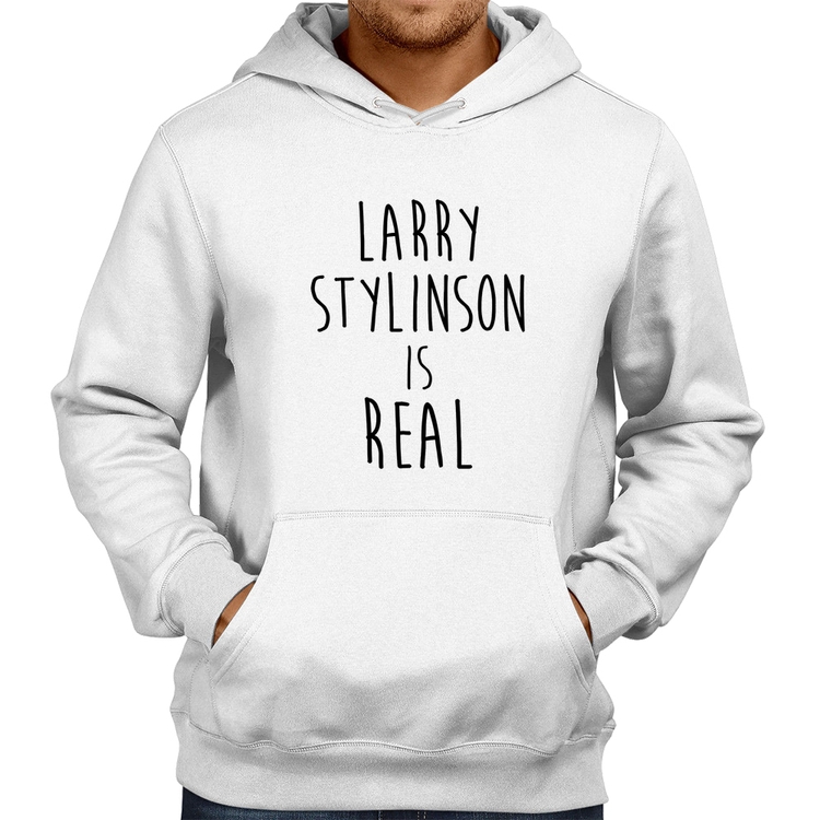 Moletom Larry Stylinson is real - Branco