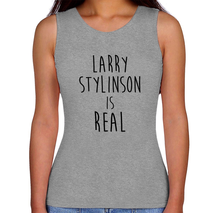 Regata Feminina Larry Stylinson is real - Cinza