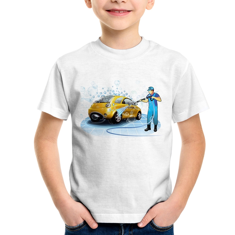 Camiseta Infantil Lava Jato
