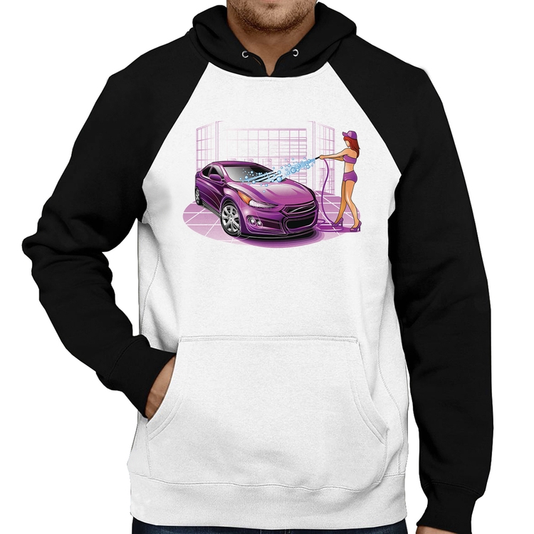 Moletom Lava Jato Carro Roxo