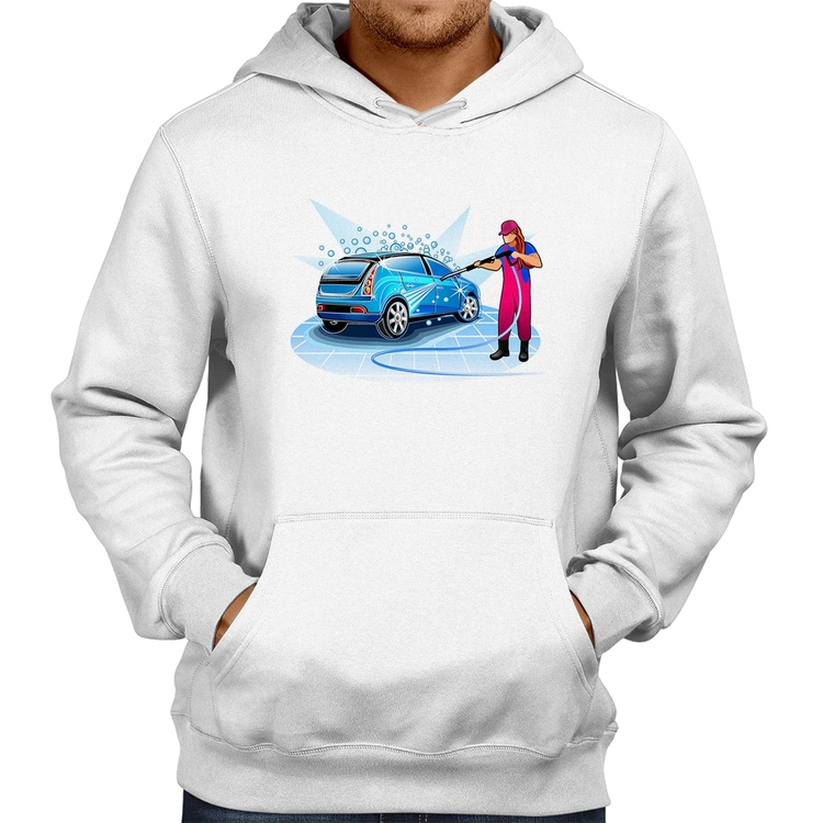 Moletom Lava Jato Mulher - Branco