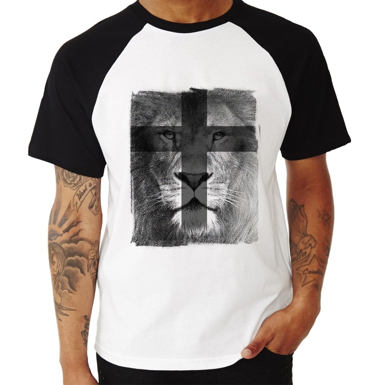Camiseta Raglan Leão de Judá