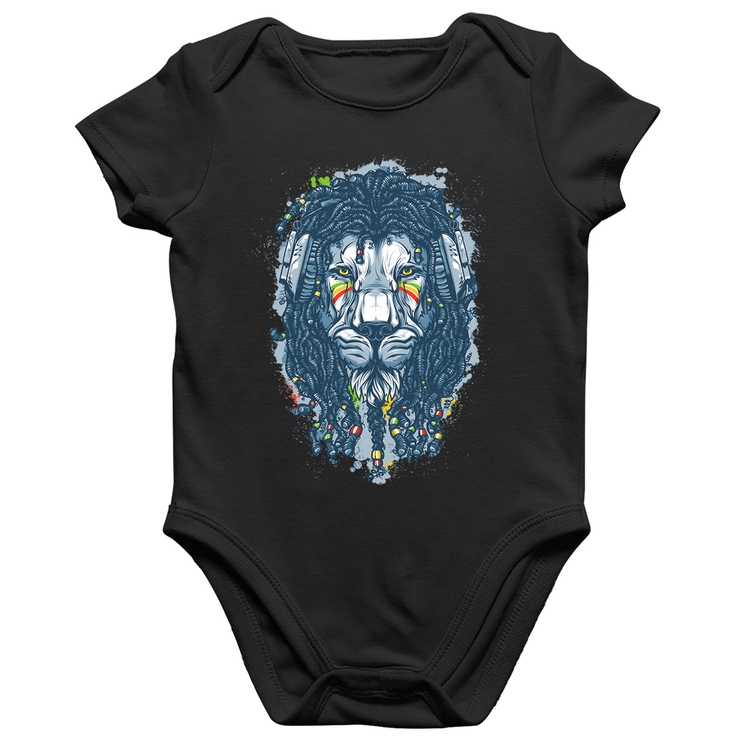 Body Bebê Algodão Leão Reggae