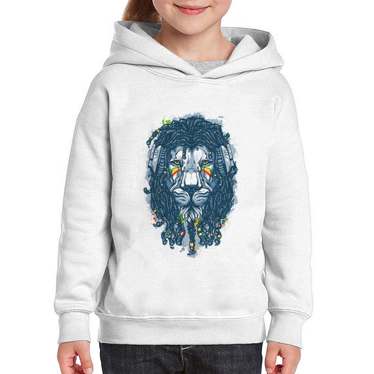Moletom Infantil Leão Reggae