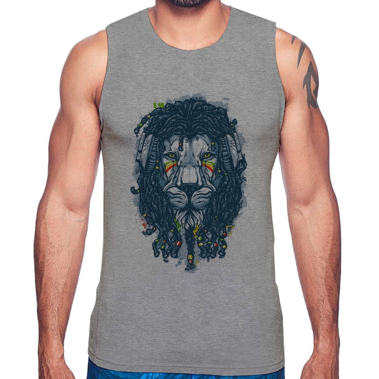 Regata Leão Reggae - Cinza