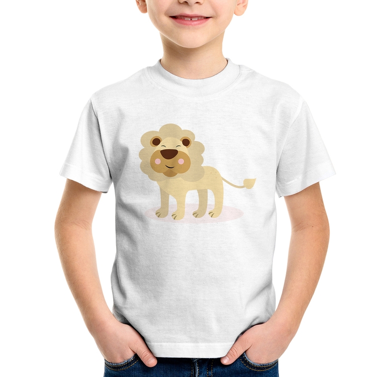 Camiseta Infantil Leãozinho