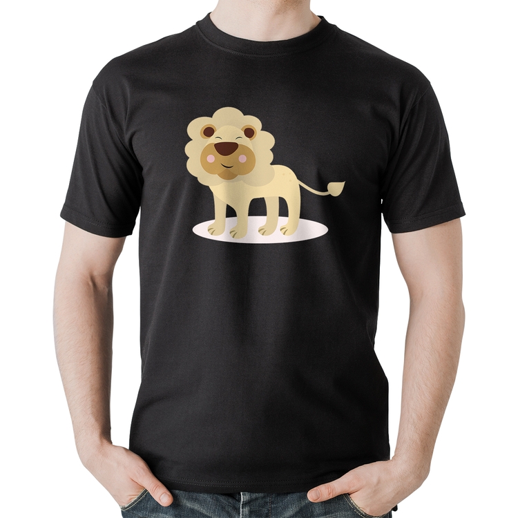 Camiseta Algodão Leãozinho