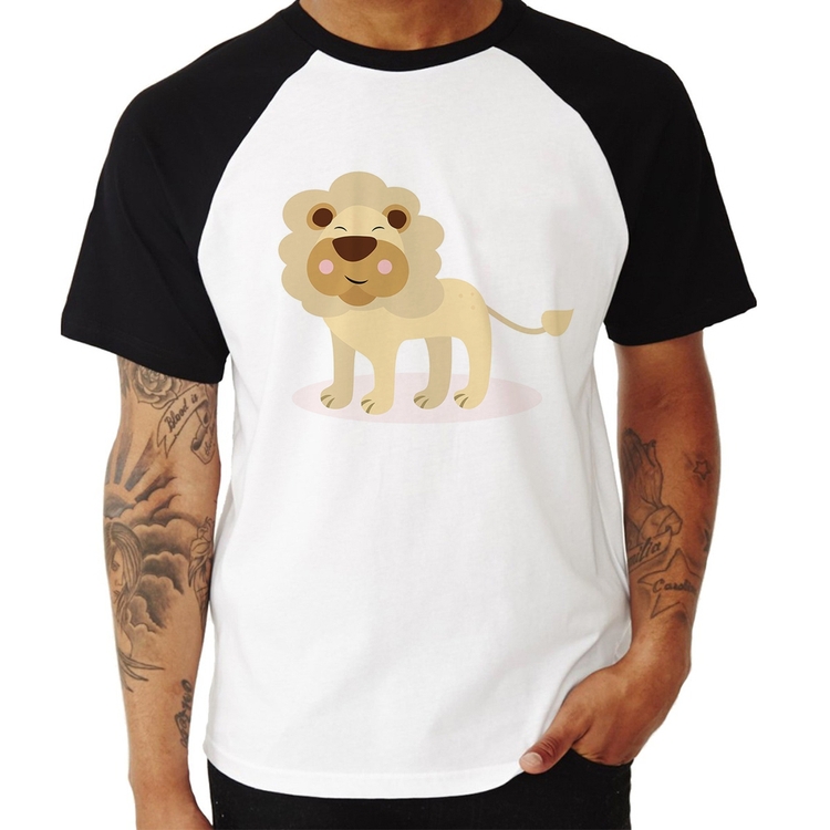 Camiseta Raglan Leãozinho