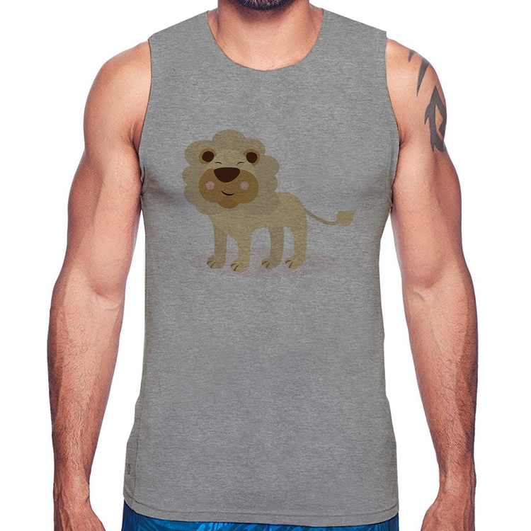 Regata Leãozinho - Cinza