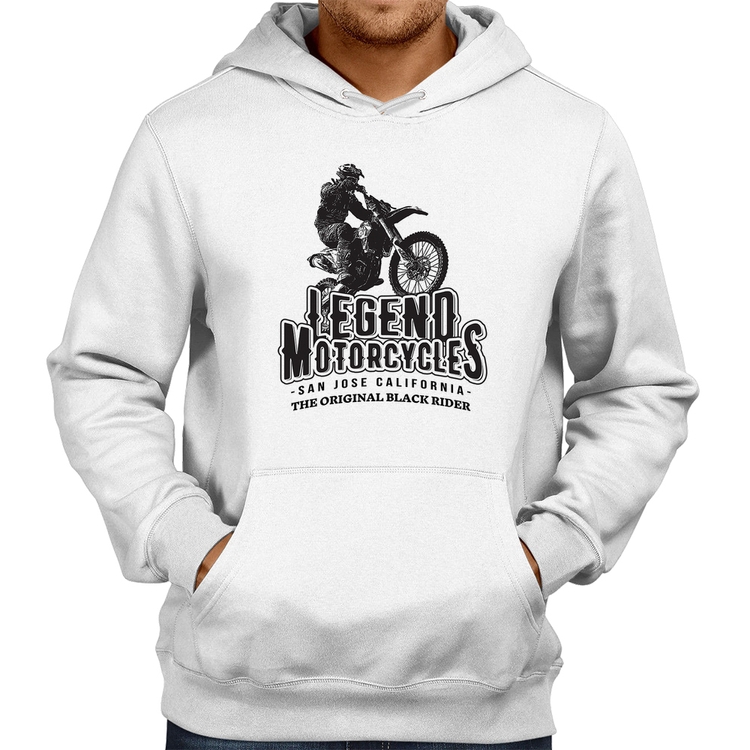 Moletom Legend Motorcycle - Branco