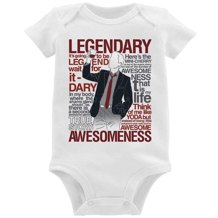 Body Bebê Legendary Awesomeness