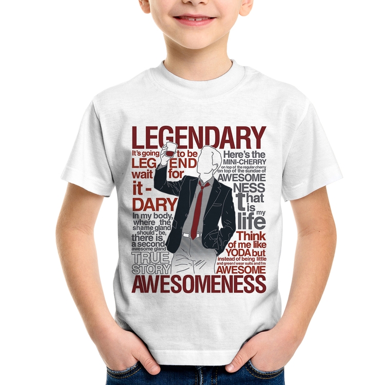 Camiseta Infantil Legendary Awesomeness