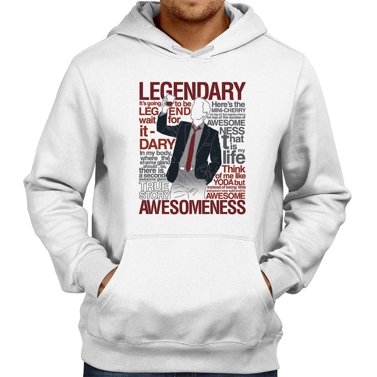 Moletom Legendary Awesomeness - Branco