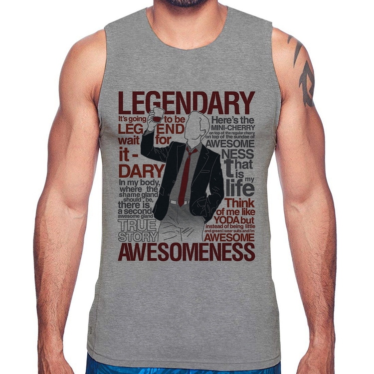 Regata Legendary Awesomeness - Cinza